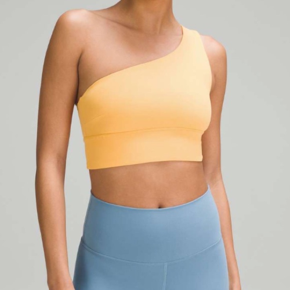 Lululemon Align Asymmetrical Bra *Light Support in Mango Dream
